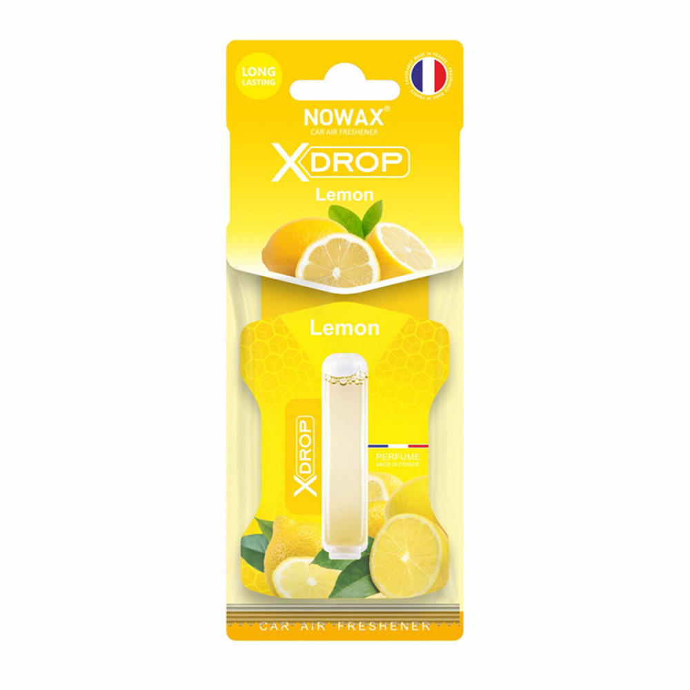 Ароматизатор целюлозний з капсулою Nowax серія X Drop - Lemon Київ - фото 1