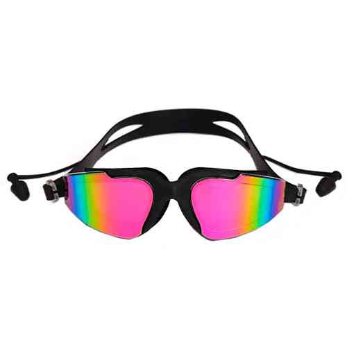 Очки для плавания KH36-A с берушами и защитой от УФ, антизапотевающие, черные Киев