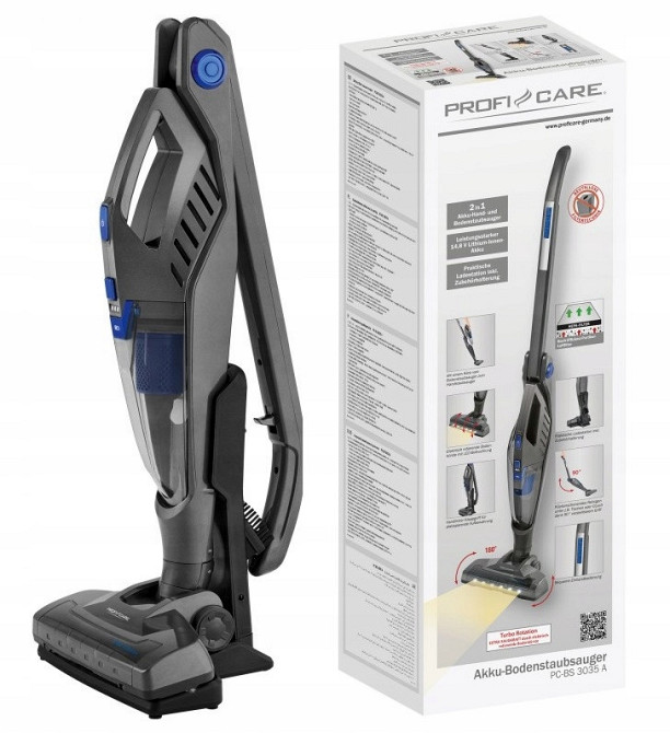 Беспроводной Пылесос аккумуляторный 2в1 ручной и напольный Profi Care PC-BS (3035) Нововолынск - изображение 1