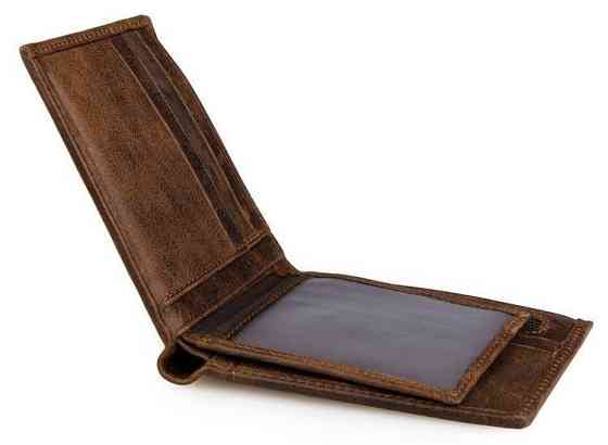 Гаманець чоловічий Коричневий (Vintage) Київ