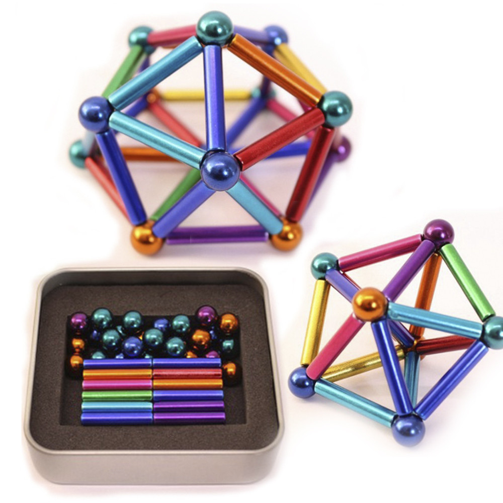 Магнитный конструктор палочки и шарики,на 63 элемента SBR Киев - изображение 1