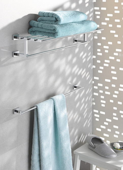 Поличка для рушників Grohe Essentials Cube New (40512001) Киев - изображение 4