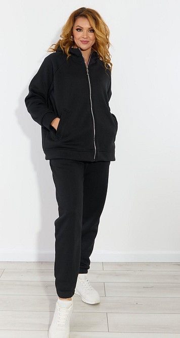 Комфортный тёплый костюм на змейке (52-54) Киев - изображение 2