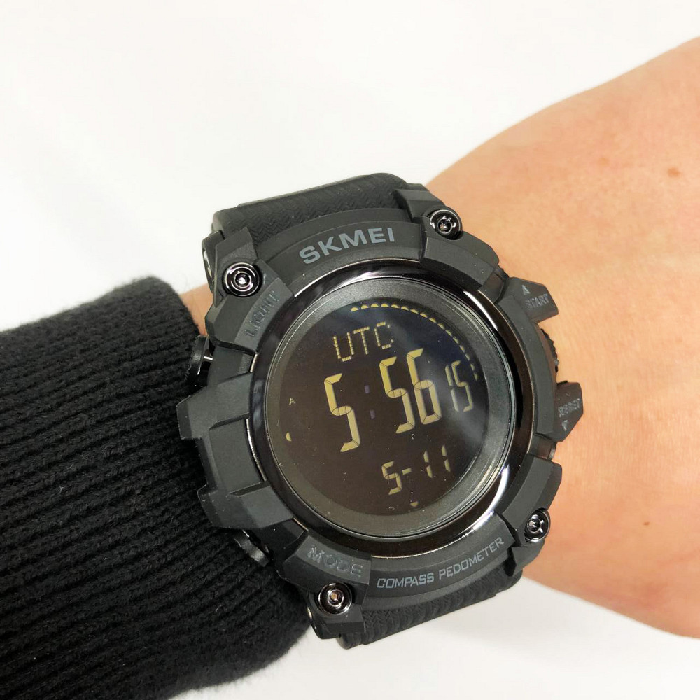 Водонепроникний годинник для риболовлі, Чоловічий водостійкий спортивний тактичний наручний годинник KN-73 Львів - фото 10