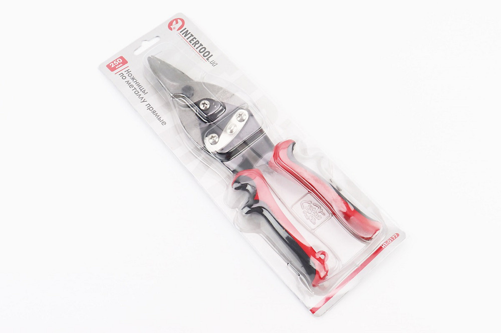 Ножиці по металу 250мм прямий різ CrV HT-0177 Київ - фото 2