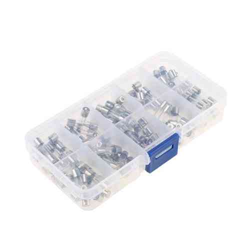 Набор стеклянных предохранителей 100 шт, 0.5–30А Киев