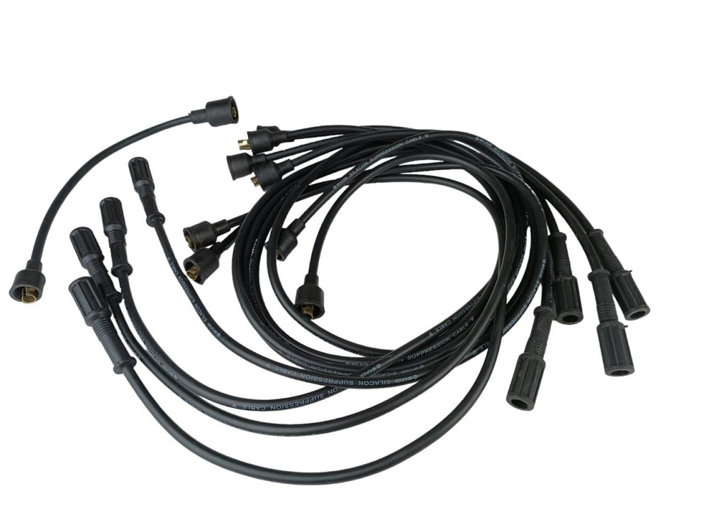 Провода ГАЗ 53, 66, ЗИЛ 130 силикон с наконечником (бронепровода) высоковольтные Мукачево - изображение 1