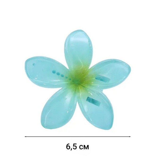 Затискач для волосся квітка Смела - изображение 3