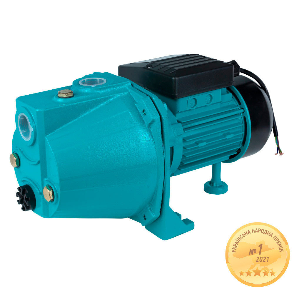Насос центробежный самовсасывающий 1.1кВт Hmax 55м Qmax 60л/мин AQUATICA JETa100 (775093) Киев - изображение 1