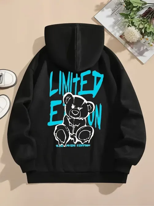 Худі жіноче, світшот чорний, модна толстовка 2700321971 розмір 44 Дніпро - фото 1