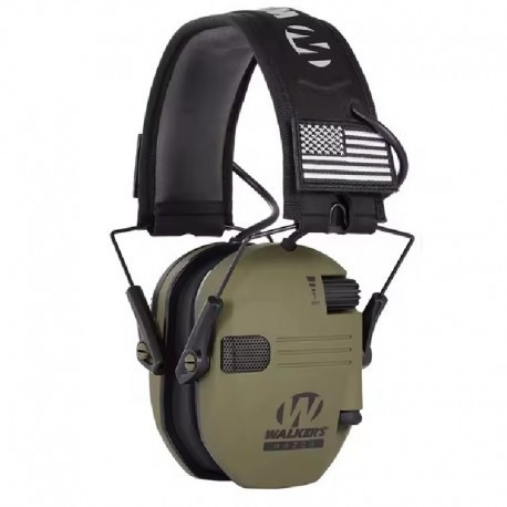 Активные наушники тактические Walkers Razor Slim + кабель AUX, Олива | Тактические наушники с шумоподавлением. a00027 Одесса - изображение 1