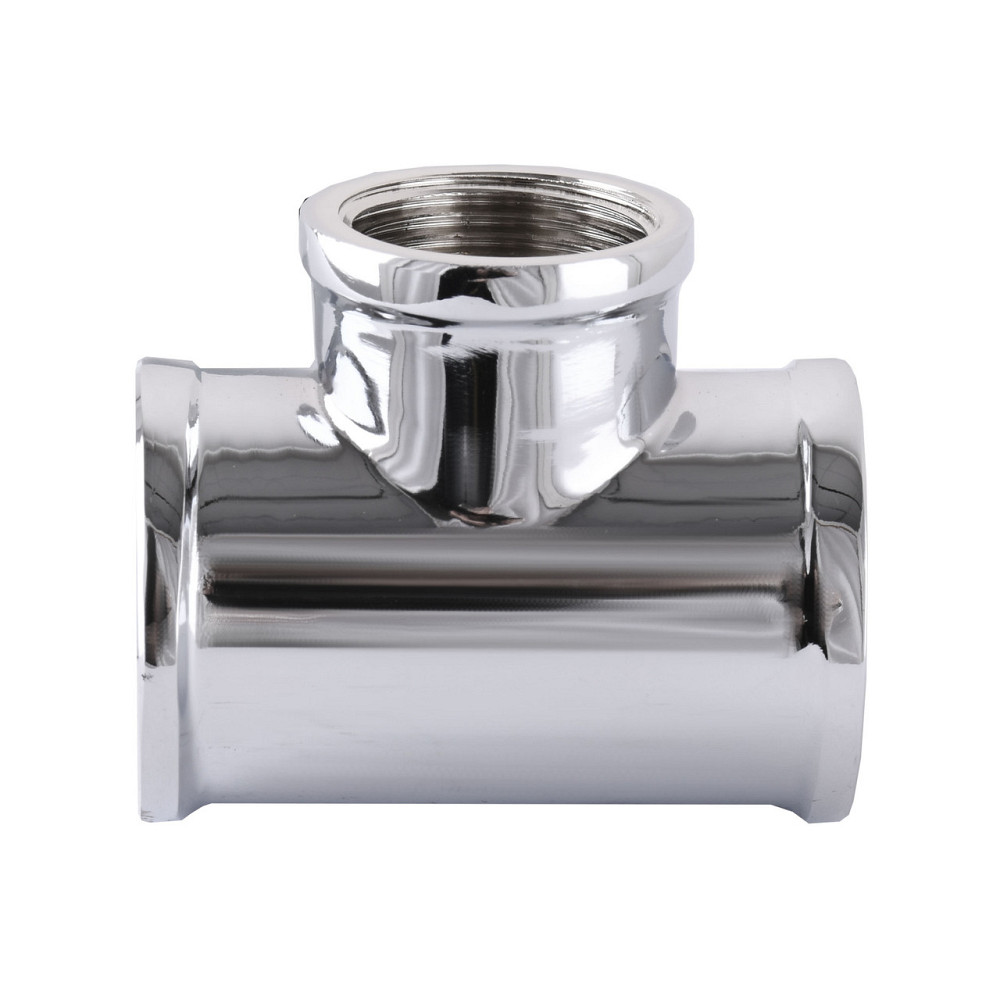 Трійник SOLOMON 1″х1/2″х1″ ВВВ хром 8202 (000006772) Київ - фото 2