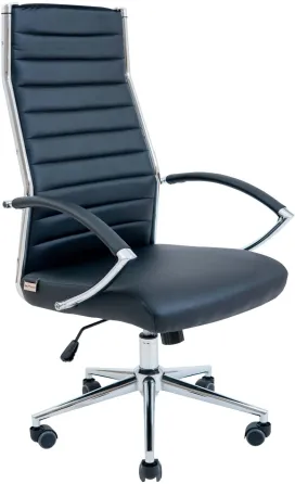 Офісне Крісло Керівника Richman Malibu Хром М1 Tilt Чорний Київ