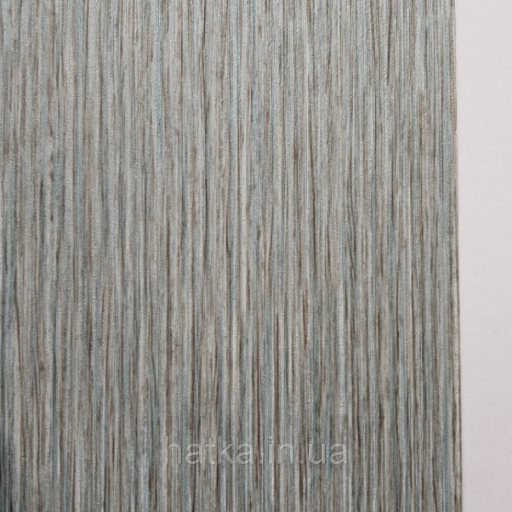 Шпалери вінілові на паперовій основі Zambaiti C88136 ABITAT смуги під бамбук структурні бірюзовий сріблястий Київ - фото 1