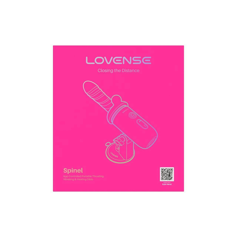 Смарт-міні секс-машина Lovense Spinel імітація фрикцій, підігрів, 3 насадки, на присосці Sex Aura Київ - фото 9