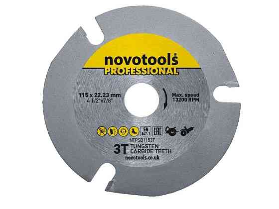 Диск пильний 115мм 22,23мм Professional, 3Т ТМ NovoTools Київ