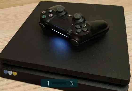 Приставка: SONY PlayStation 4 Slim (PS4) 1TB + диски з іграми. Харків