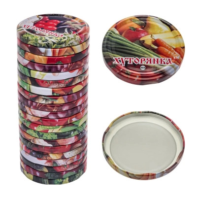 Кришка для банки Хуторянка Еліт євро Твіст Офф 20 шт (Еліт закаточна євро Твіст Офф 20 шт) Вінниця - фото 1