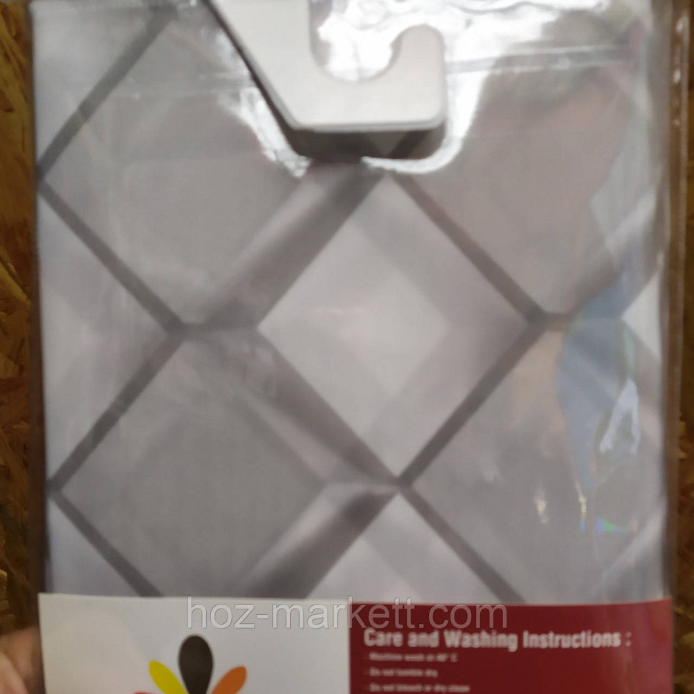 Штора для душу тканинна міра Van 180 х 200 см сіра Харків - фото 3