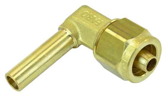 Фитинг мм (переходник, штуцер) для трубки ПВХ угловой в сборе Ø8 Мукачево