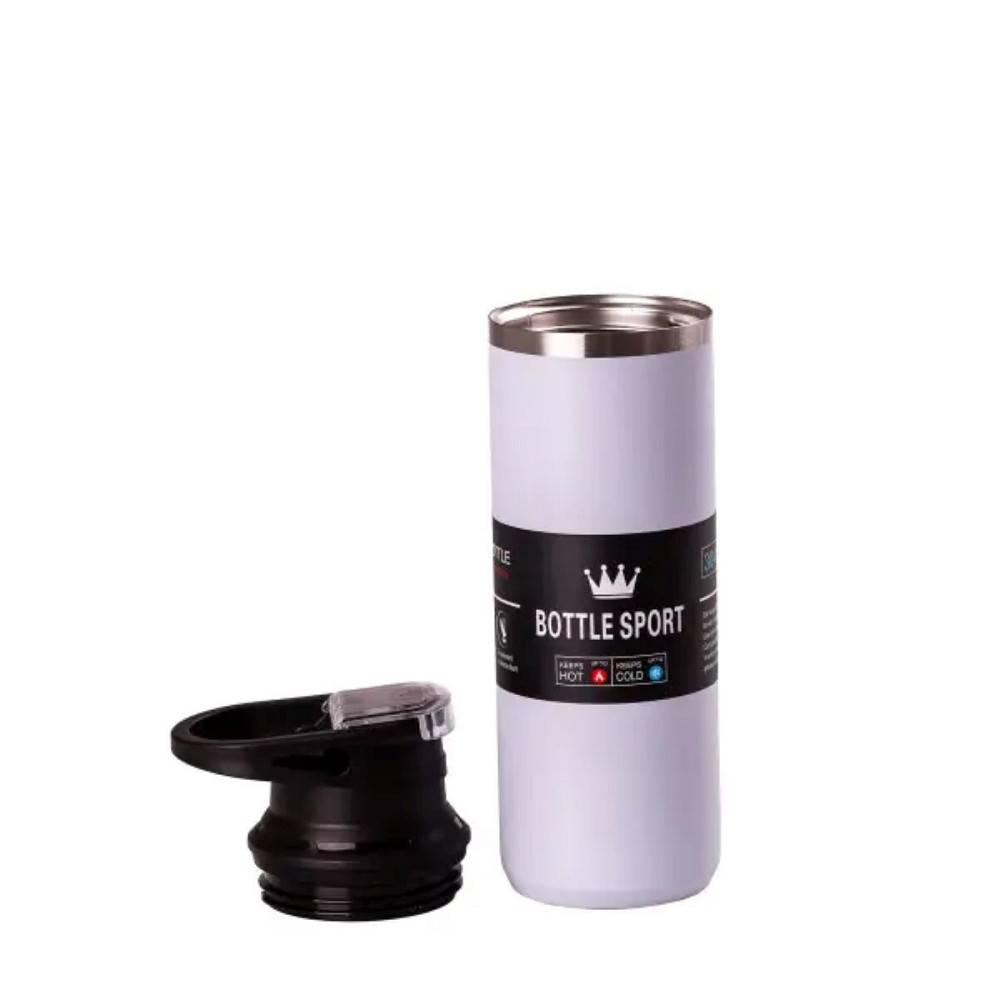 Happy Life Термос з напувалкою та ручкою 550 мл з нержавіючої сталі Фіолетовий HPGM5010V Коломия - фото 4