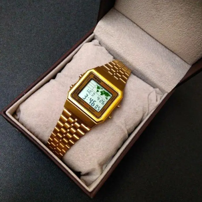 Мужские наручные часы Skmei 1338 (Золотистый) Киев - изображение 4