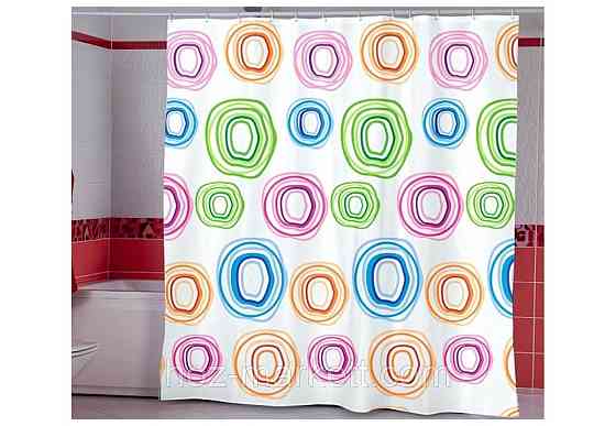 Штора для ванной тканевая Миранда Color Circle180 х 200 см Харьков