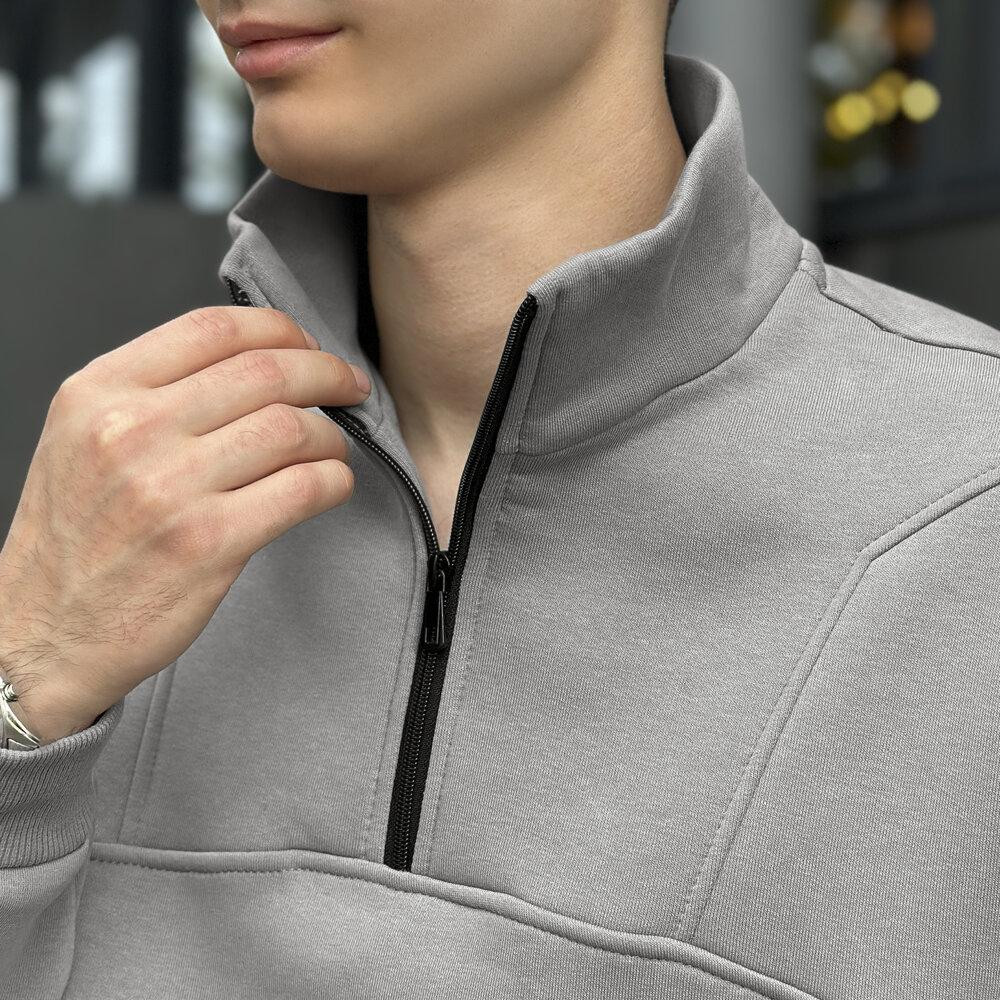 Сталевий спортивний костюм для чоловіків. Комплект осінь зима Pobedov Grand ЗИМА Київ - фото 7