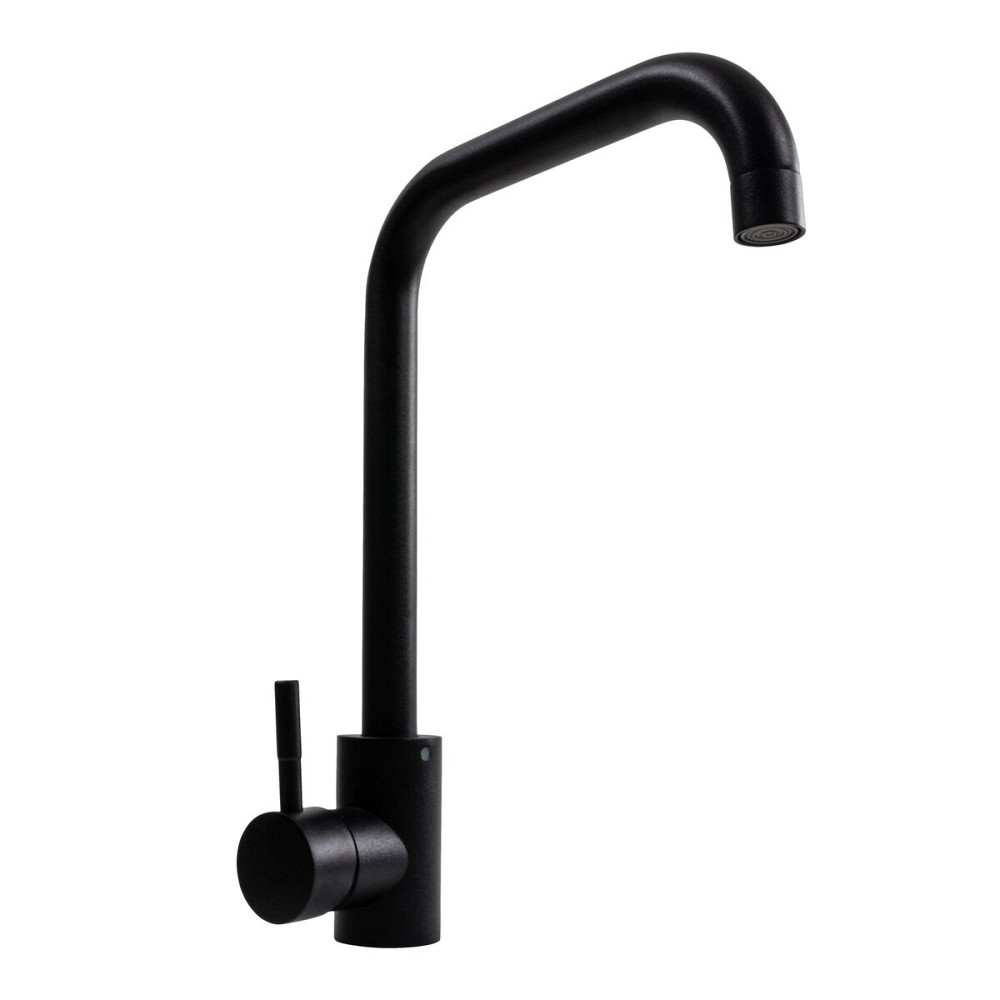 Змішувач кухонний VALESO NS02B (3008B) Чорний матовий Коломия - фото 2