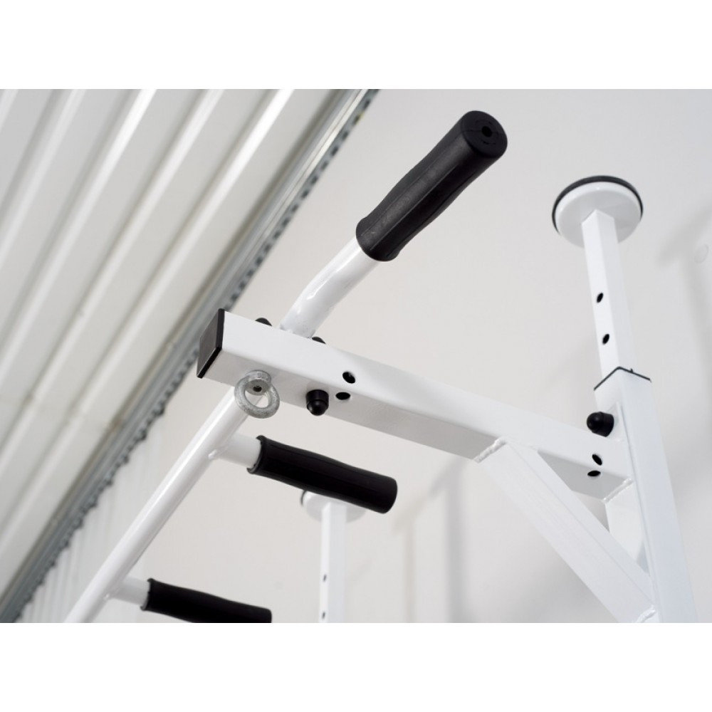 Шведская стенка Tornado Pro White, профессиональный тренажер для взрослых до 120 кг, кольцо для груши Каменское - изображение 5