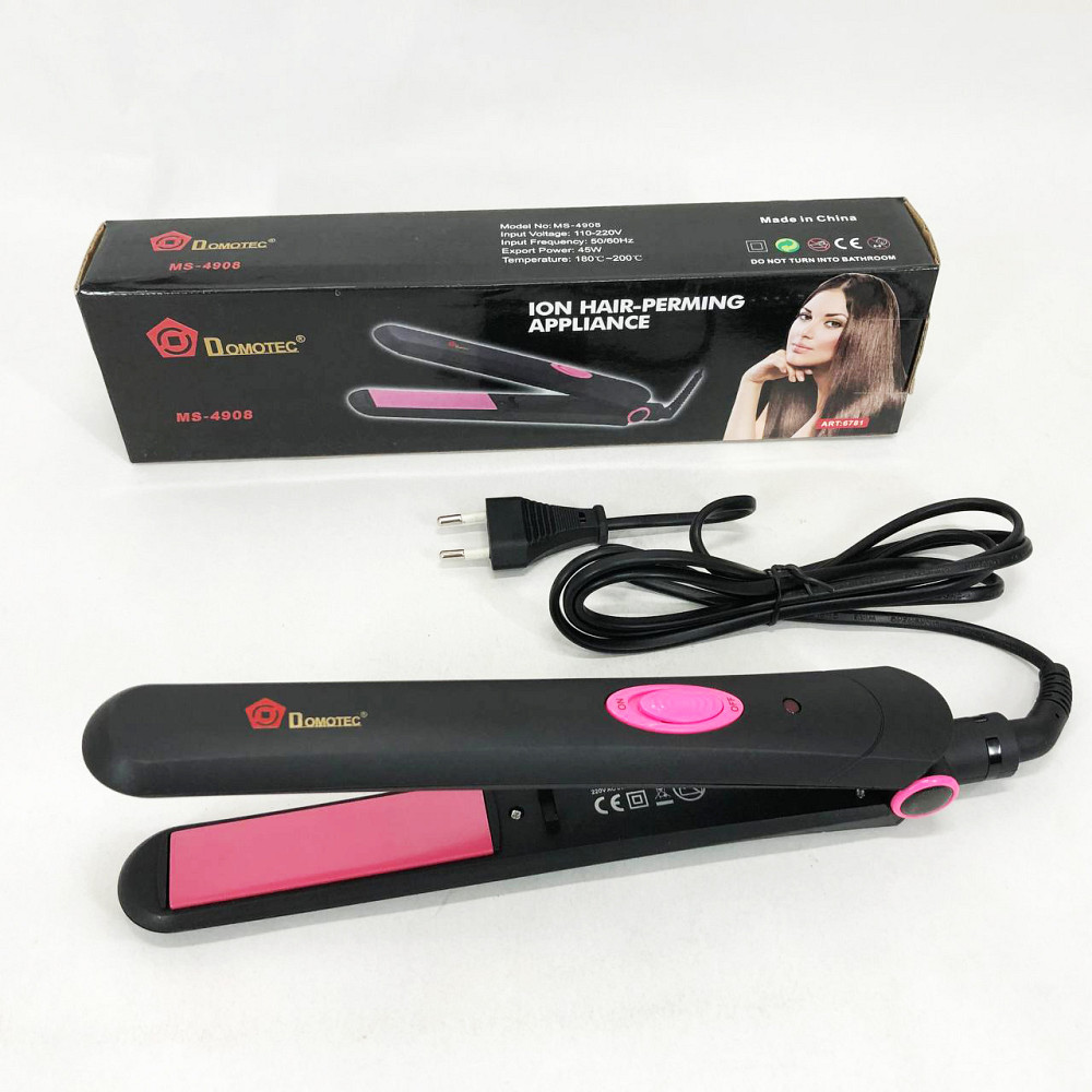 Щітка-щипці для випрямлення волосся, Плойка-праска для випрямлення волосся, Праска-випрямляч потужна JW-93 Львів - фото 3