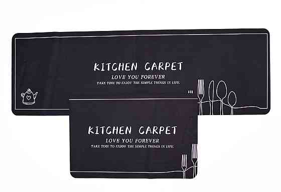 Протиковзкі кухонні килимки 2 шт, водостійкі Київ