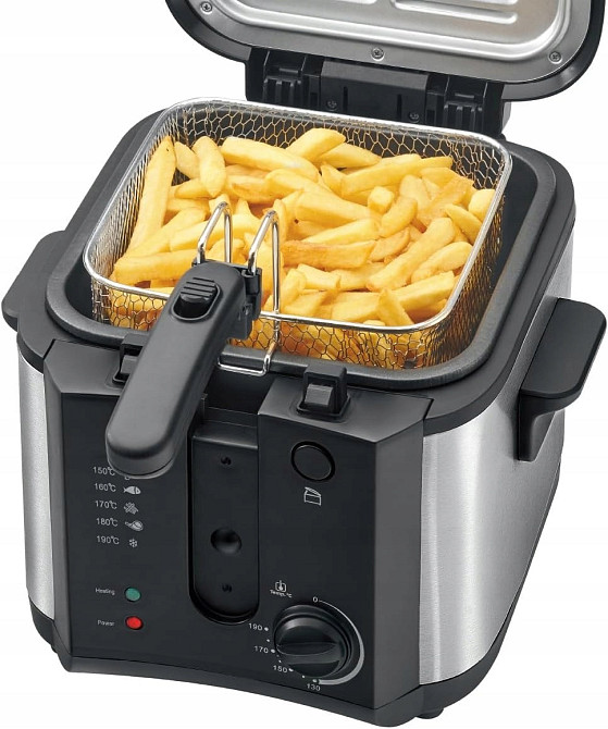 Фритюрница масляная 2.5 литра Clatronic FR (3649) Мощность 1600 Вт Нововолынск - изображение 4