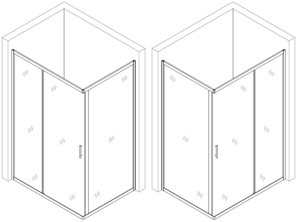 Душевая кабина прямоугольная без поддона NISA N120GB BRAVO (1уп.) (000029358) Киев - изображение 8