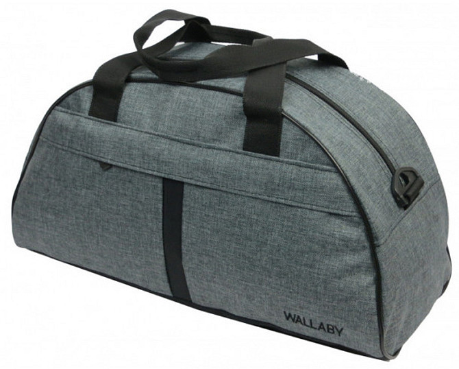 Сумка дорожная Wallaby 213 27х43 серая S213003 Киев - изображение 2