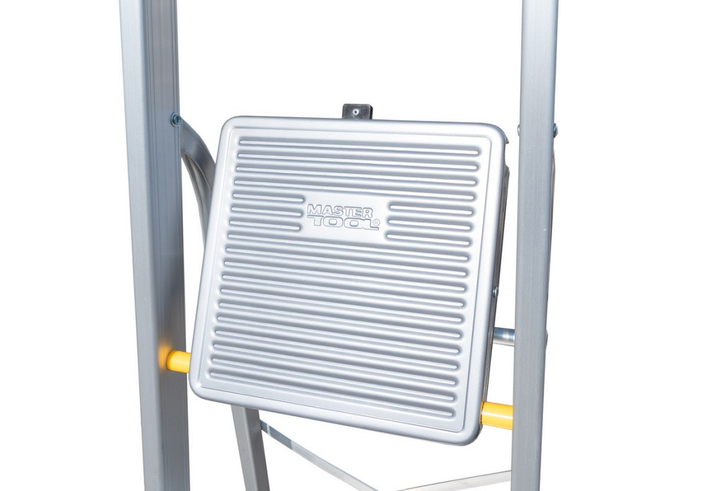 MASTERTOOL Драбина алюмінієва MASTERTOOL 6 ступенів h=1280 мм max 150 кг 79-1106 Коломия - фото 4