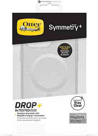 Чохол для iPhone 14 Pro з MagSafe прозорий з блискітками OtterBox Symmetry, тонкий, ударостійкий стильний фірмовий чохол для Apple Київ
