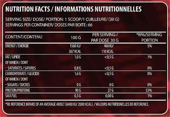 Iso Zero Protein 2 kg (Coconut) (90 % isolate, zero lactose, zero sugars, aspartame free) Луцьк