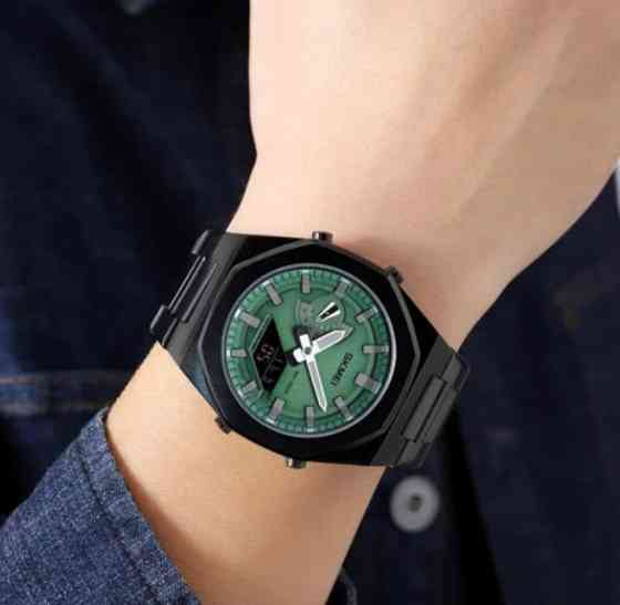 Часы наручные SKMEI 1816BKGNBK, BLACK/GREEN-BLACK Днепр