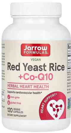 Коэнзим Q10 Красный рис Jarrow Formulas Red Yeast Rice + Co-Q10 120 капс Киев