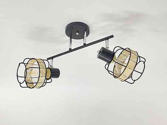 VALESO Стельова люстра на 2 плафони 91180K/2 чорний+хром Коломия