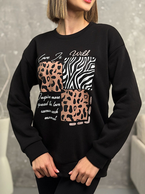 Теплий жіночий світшот "Savage" | Батал Київ - фото 9