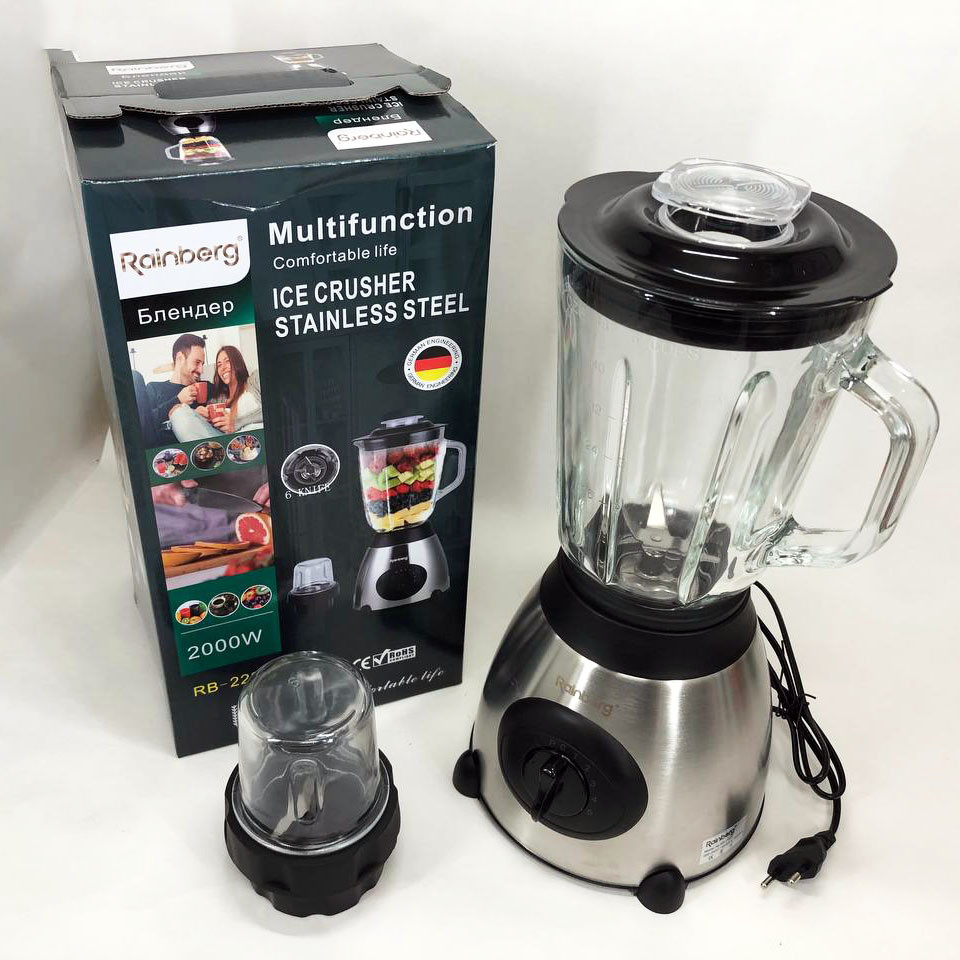 Блендер для детского пюре кухня Rainberg RB-2223 2000 Вт, Многофункциональный блендер VR-20 Львов - изображение 8