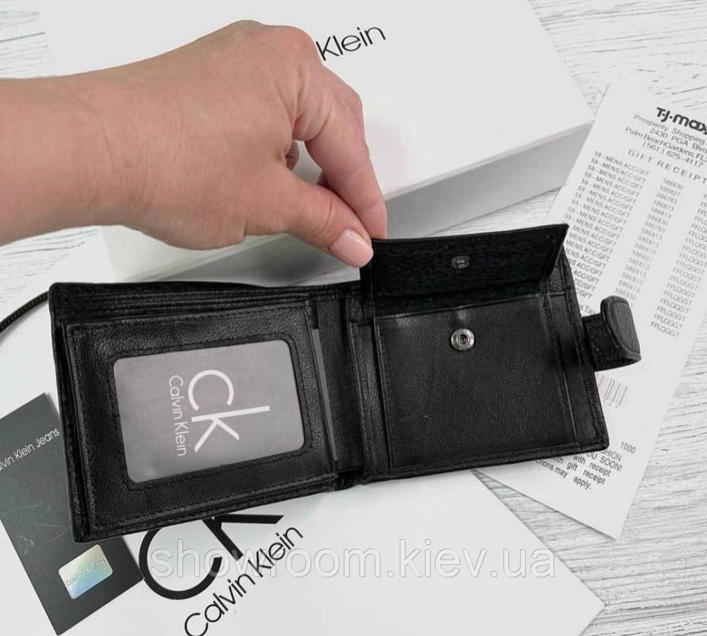 Подарунковий набір для чоловіків гаманець та ремінь (481) Київ - фото 5