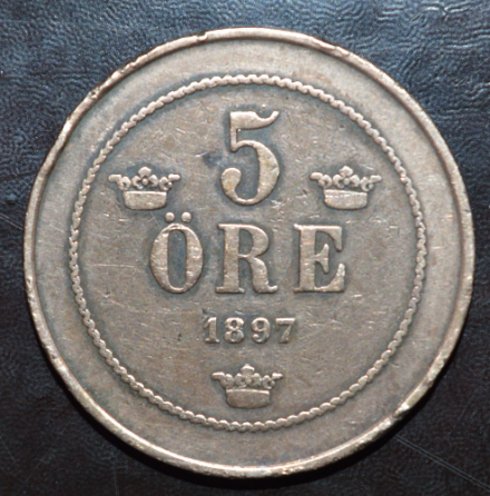 Швеція 5 ері 1897 р Полтава