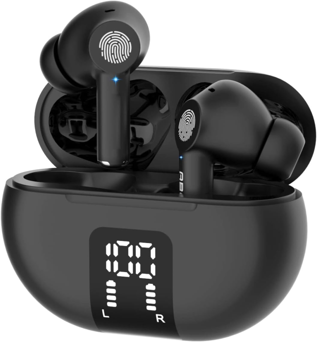 TWS AD Pro Style 101 Наушники BT 5.3 V Беспроводная гарнитура с низкой задержкой, игровые наушники-вкладыши, микрофон ENC, сенсор Киев - изображение 2