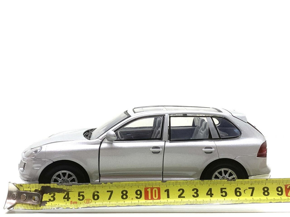 Машина Автосвіт Porsche Cayenne інерційна відкриваються двері капот багажник 1:24 Сіра (AP-1907) Чернигов - изображение 3