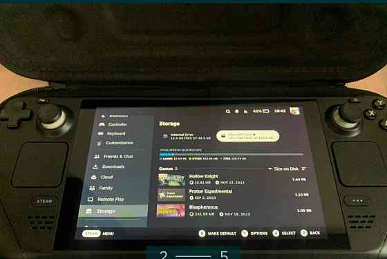 Приставка: Steam Deck LCD 64Gb.+ Швидкий 128 Гб. СД Карта + 2 захисні скла! Харків