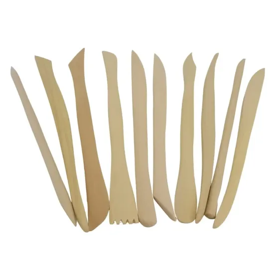 Набір дерев’яних лопаток для ліплення та моделювання, 38 предметів Київ