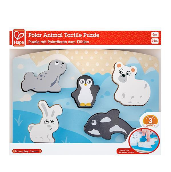 Тактильная рамка-вкладыш Hape Полярные зверята (E1620) Харьков - изображение 7